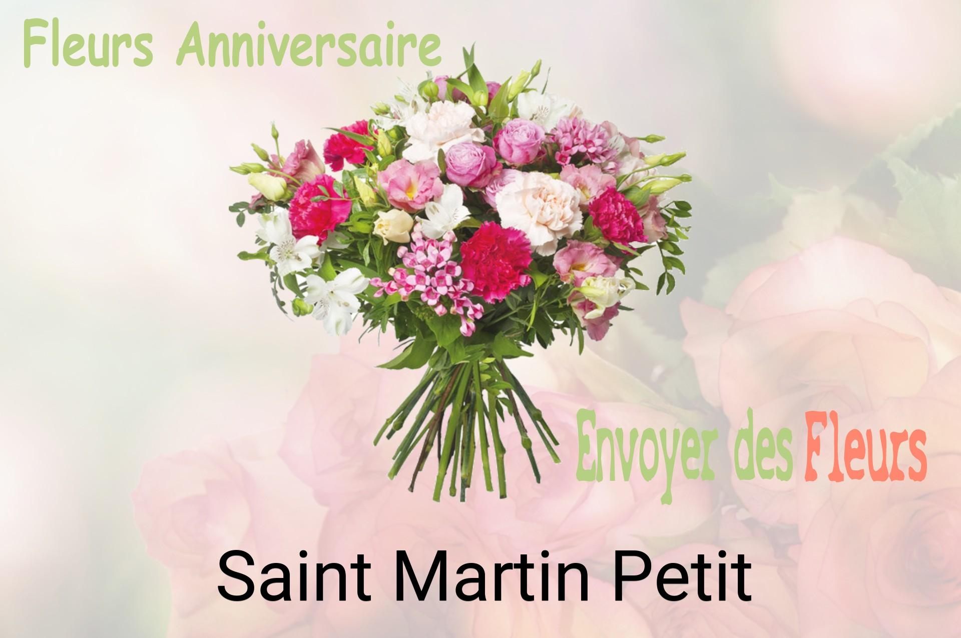 Bouquet de fleurs d’anniversaire livré à Saint-Martin-Petit